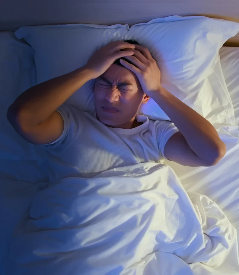 man experiencing headaches in Heath TX